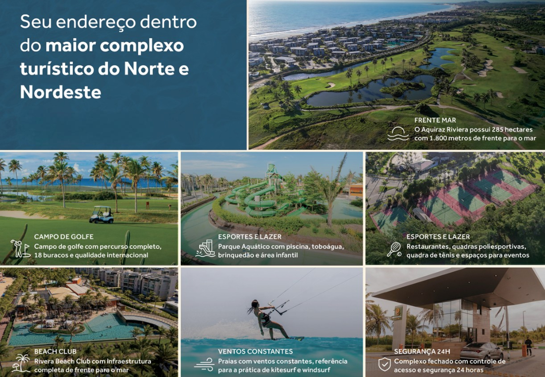 T1 a T3 (35 a 101 m²) a 0m praia - Porto das Dunas — foto 3