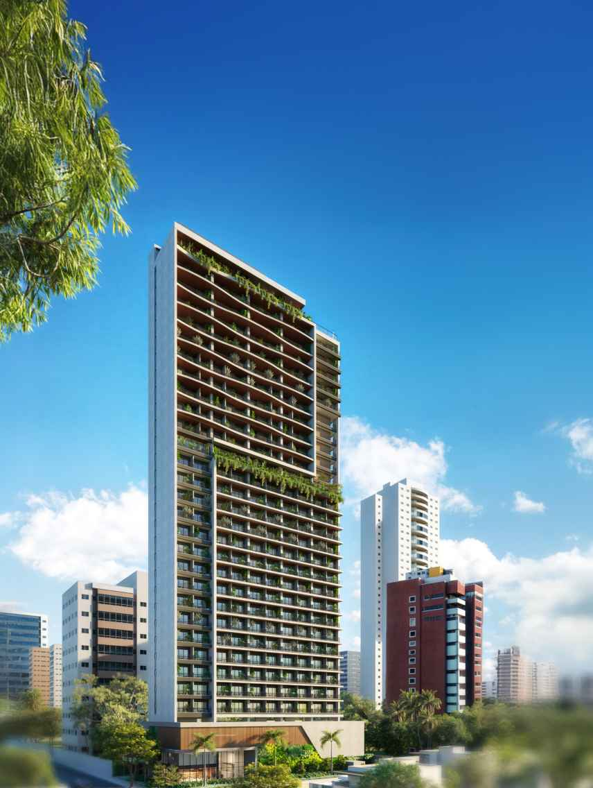 T1 e T2 (28-62,8m²) a 850m praia - Meireles
