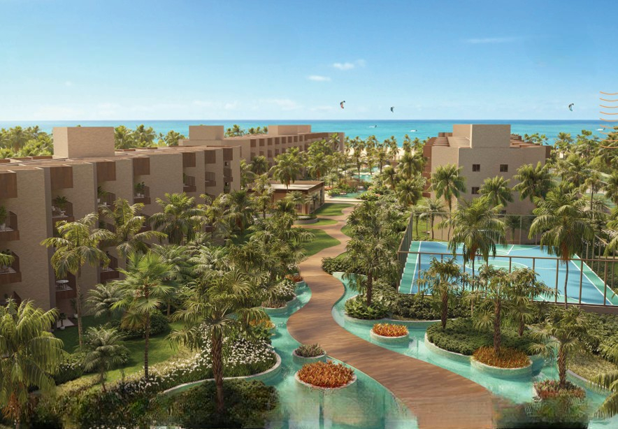 T1 a T3 (35 a 101 m²) a 0m praia - Porto das Dunas
