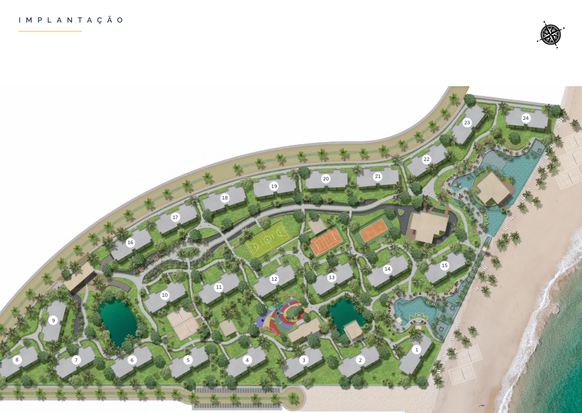 T3 a T4+1 c/ suítes (115-233 m²) pé na praia - Porto das Dunas — foto 3