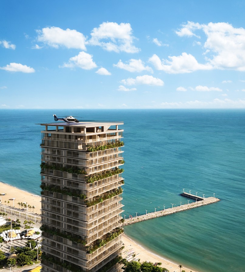 T4+1/T5+1 (350-661 m²) - 50 m praia - Meireles Beira Mar — foto 2