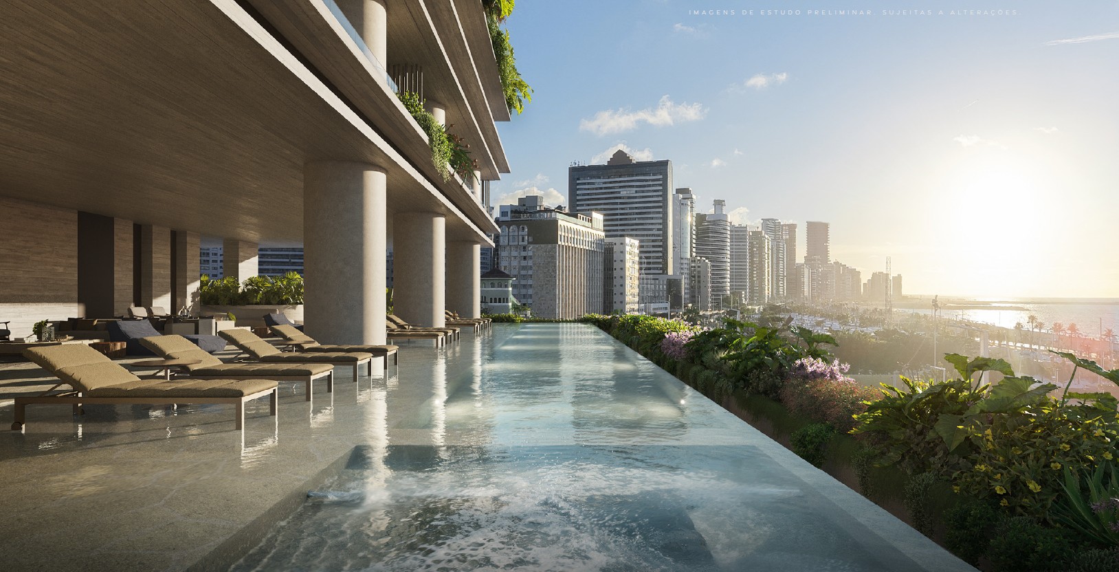 T4+1/T5+1 (350-661 m²) - 50 m praia - Meireles Beira Mar — foto 9