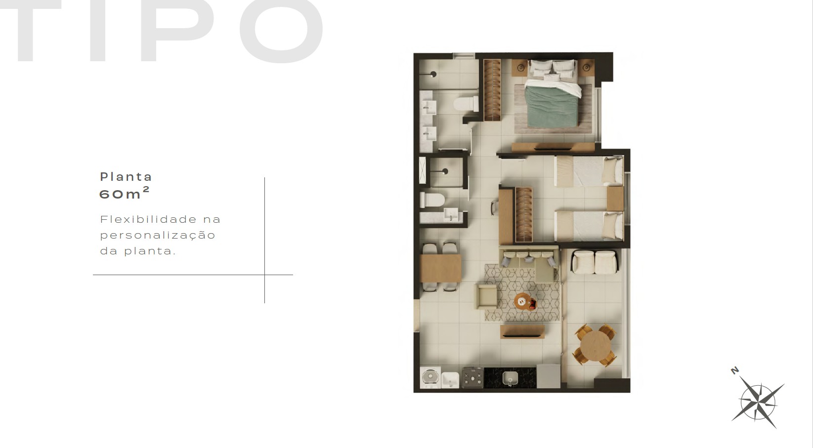 T0 e T2 (40-60 m²) a 500m praia - Meireles — Fortaleza — foto 14