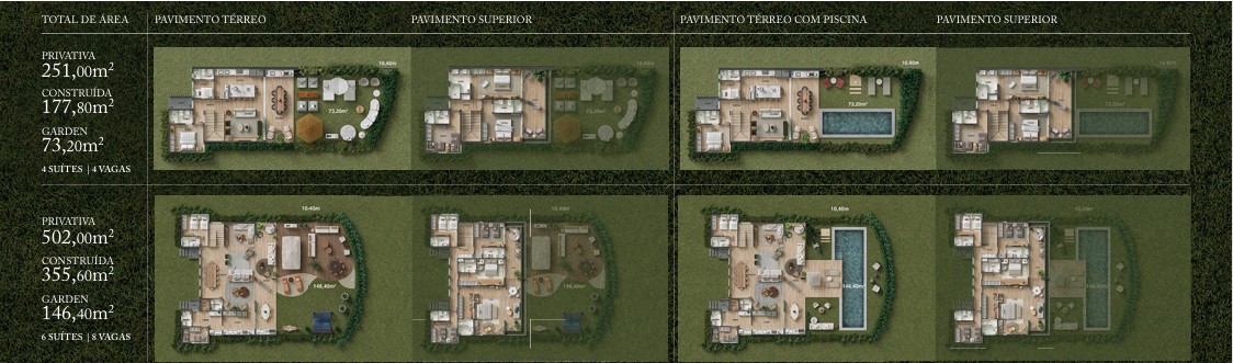Casas praia V4/V6 (251/502m²) - acesso praia - Porto das Dunas — foto 10