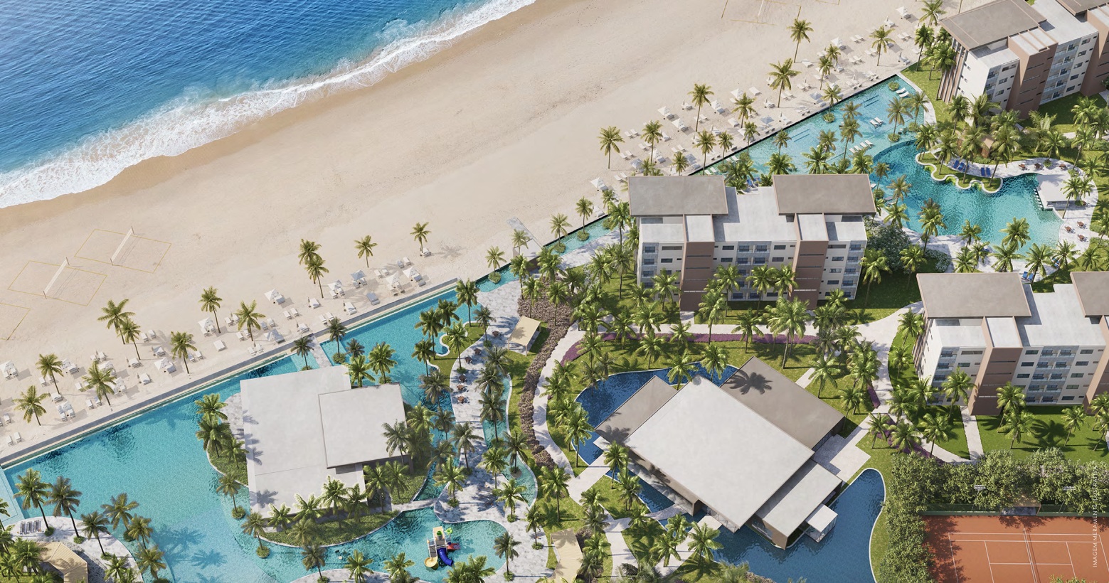 T3 a T4+1 c/ suítes (115-233 m²) pé na praia - Porto das Dunas — foto 6