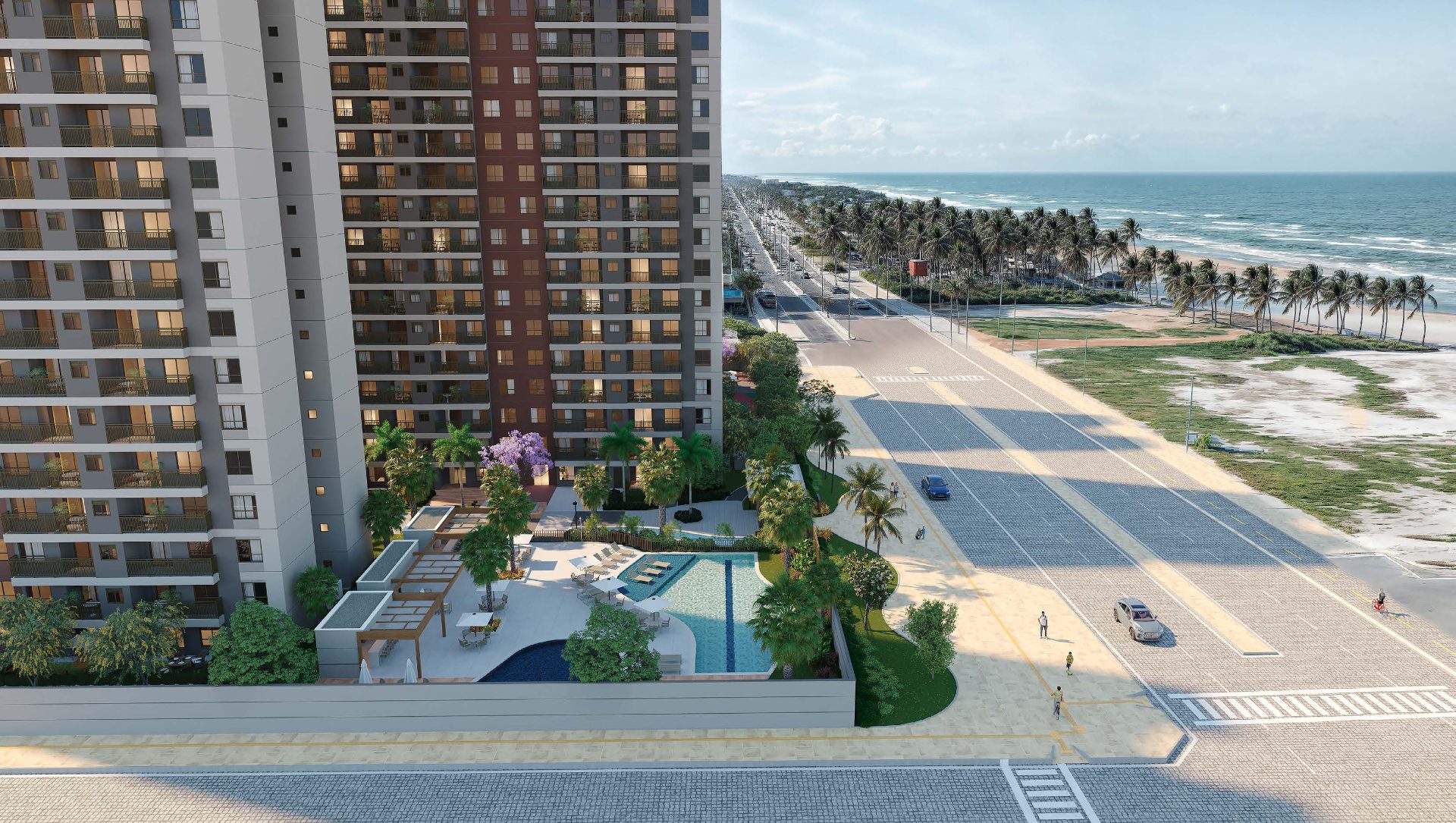 T2 e T3 (53 a 80 m²) a 0m praia - Praia do Futuro - Fortaleza — foto 3