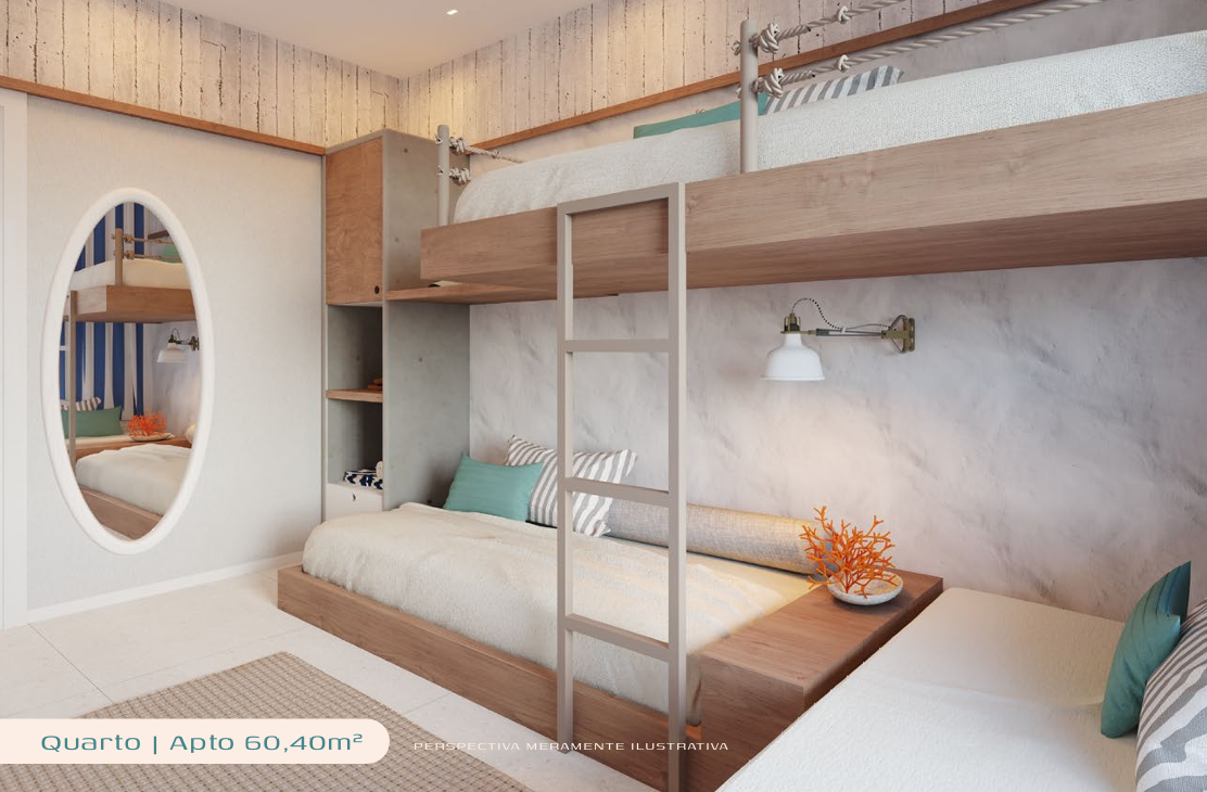 T2 e T3 (60-111 m²) a 650m praia - Porto das Dunas — foto 14